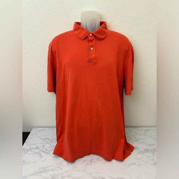 Izod Other - IZOD Golf with Stretch Short Sleeve Polo Shirt Men's Size XXL Golfing Orange Z​​